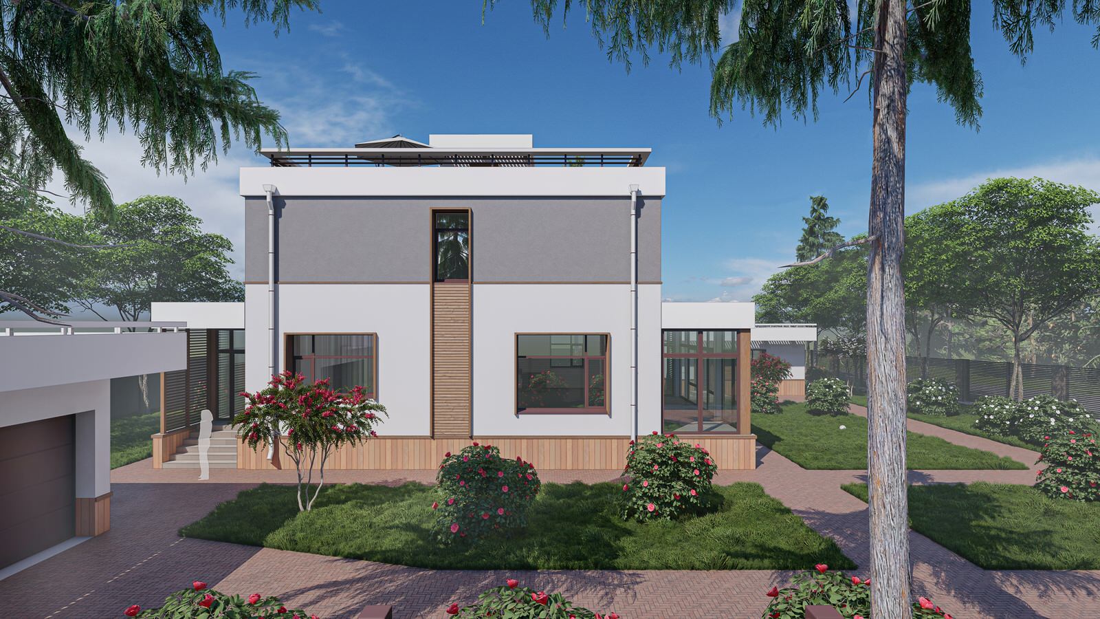 Реконструкция фасадов 2-х этажного жилого дома