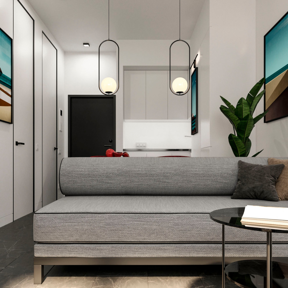 Обложка проекта: Функциональная квартира-студия с характером