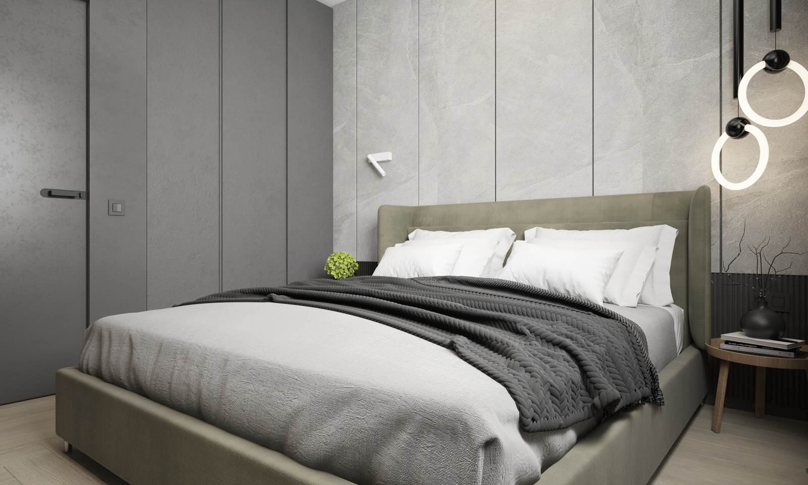 Дизайн интерьера однокомнатной квартиры ЖК Онега