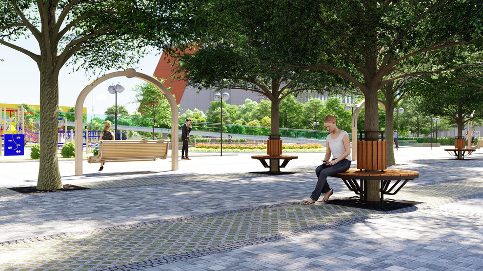 Форэскиз сквера им. С.Ф.Жилкина