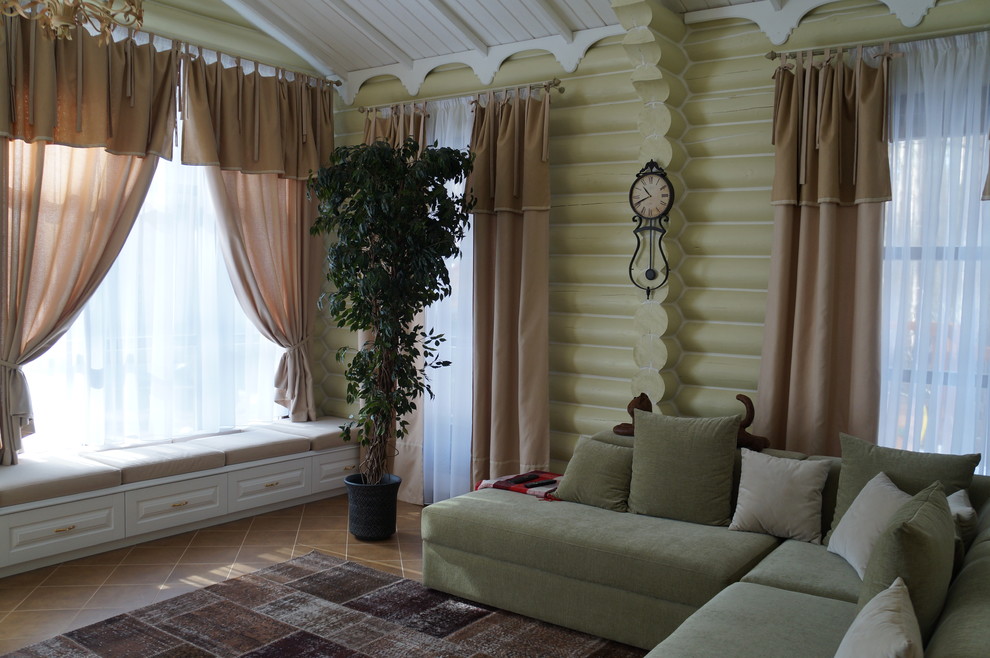 Нouse in a pine forest