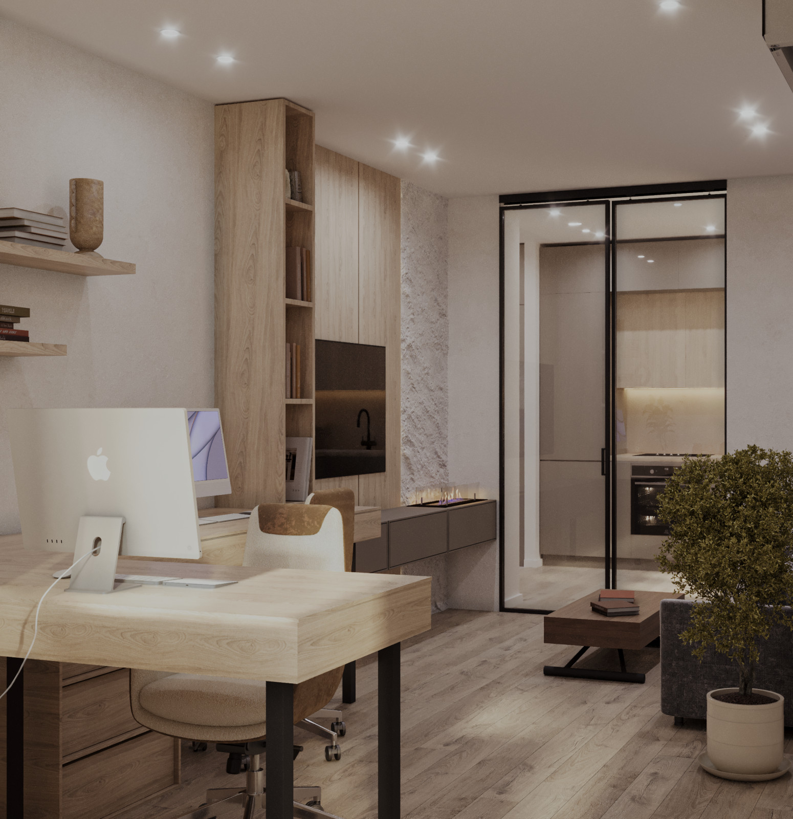 Дизайн-проект квартиры 49м² в ЖК Финский Залив