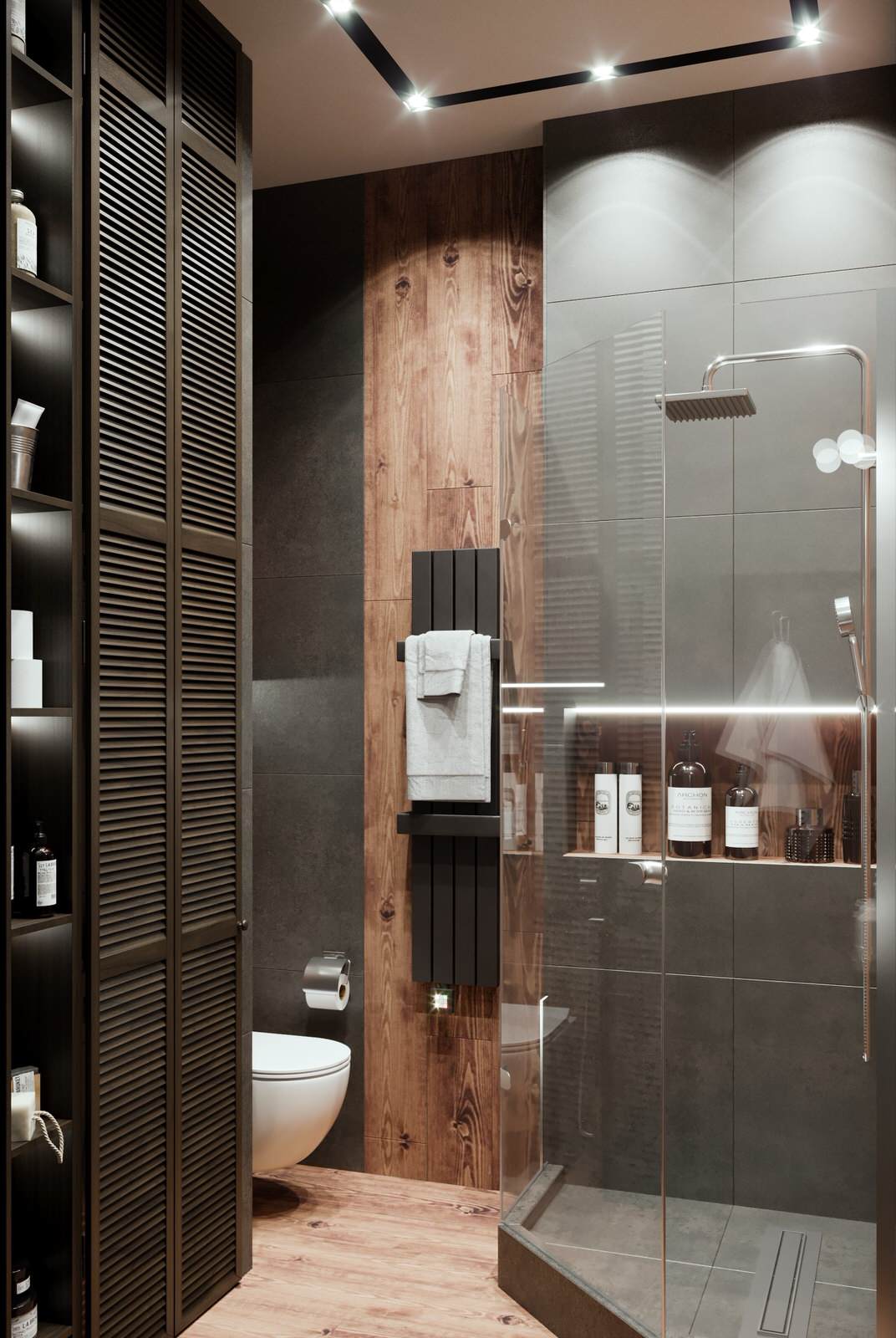 Проект интерьера трехкомнатной квартиры в Москве