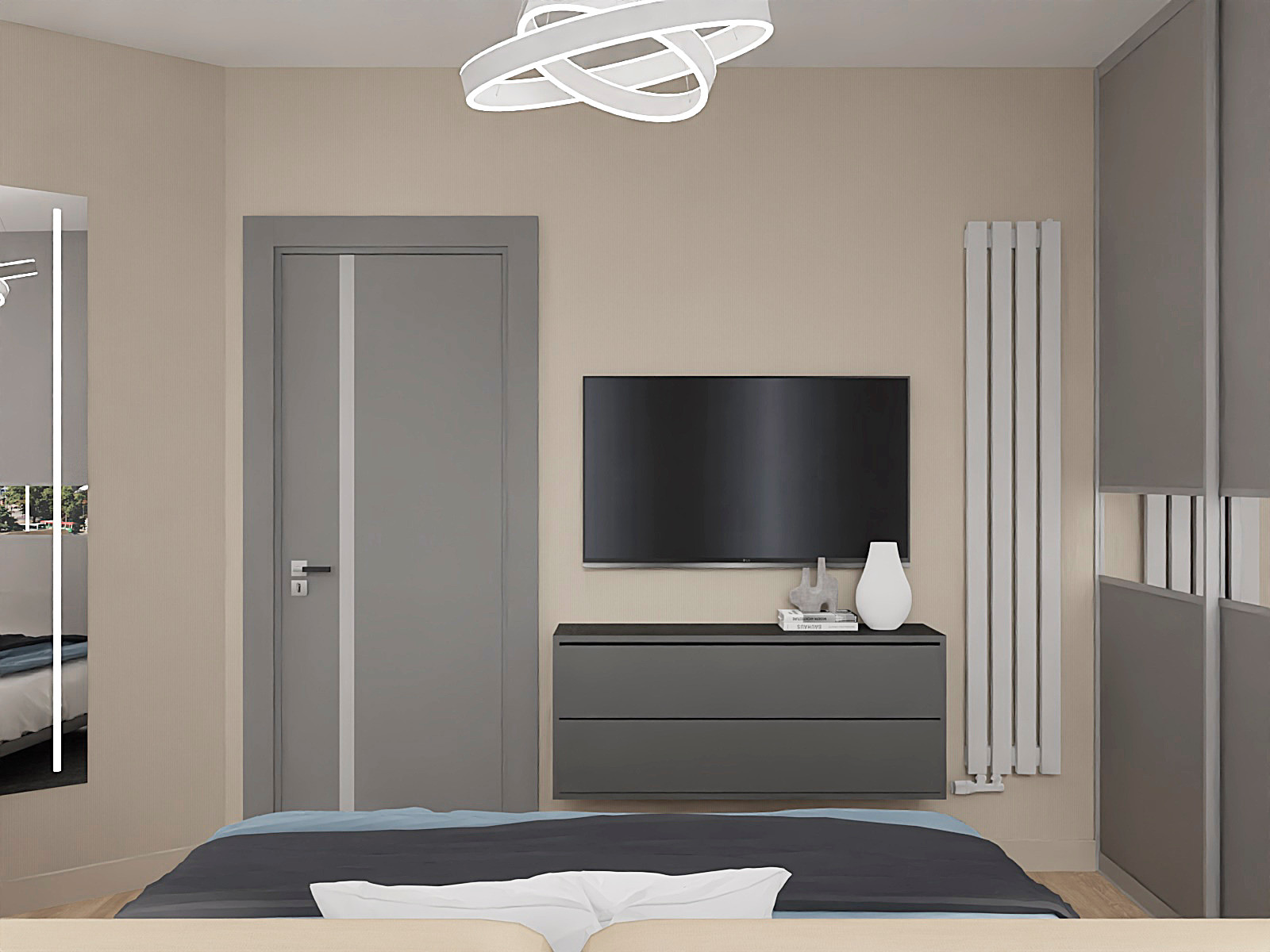 Обложка проекта: Спальня в частном доме