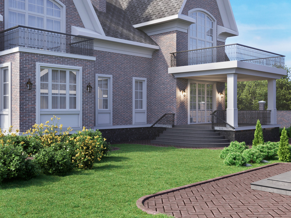 Проект дома со вторым светом 400 кв.м