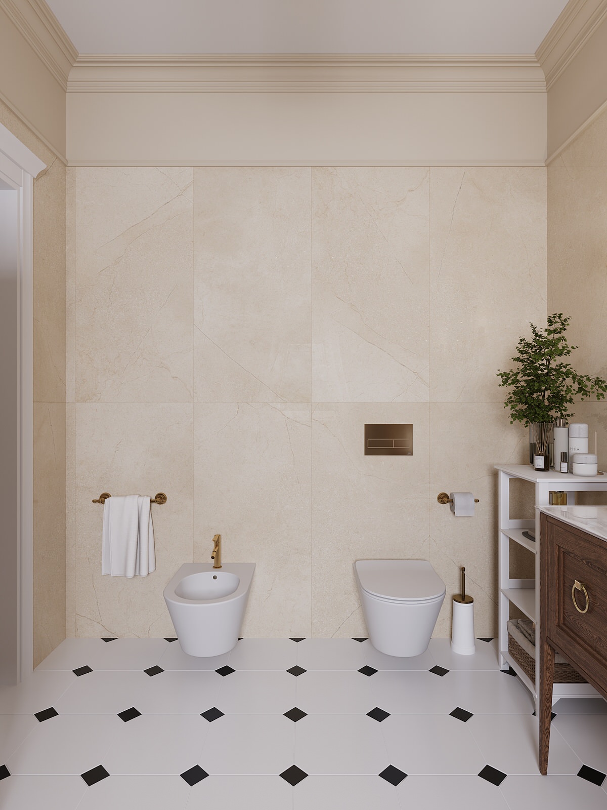 Ванная  загородного дома