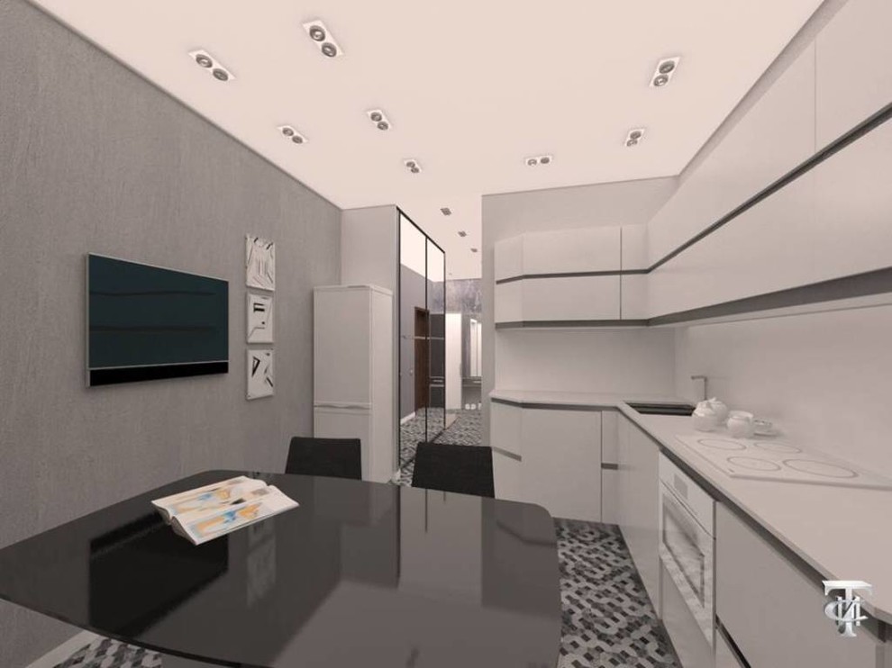 Обложка проекта: Дизайн интерьера трехкомнатной квартиры - Бориса Пастернака