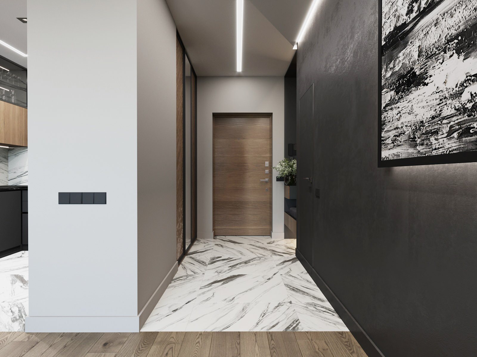 Проект квартиры. ЖК "Изумрудный". В двух вариантах