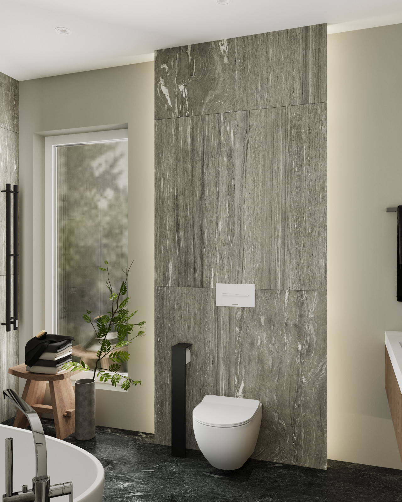 Обволакивающий интерьер дома