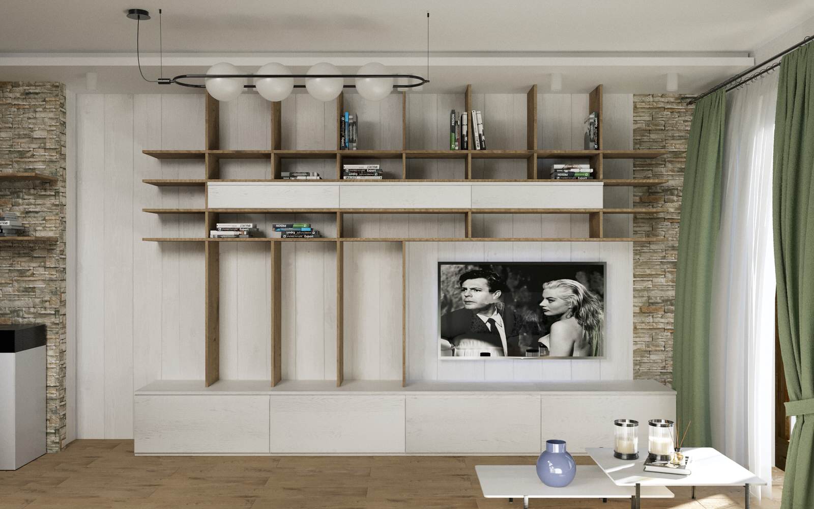 Progetto Soggiorno ad un piccolo appartamento a Gorizia