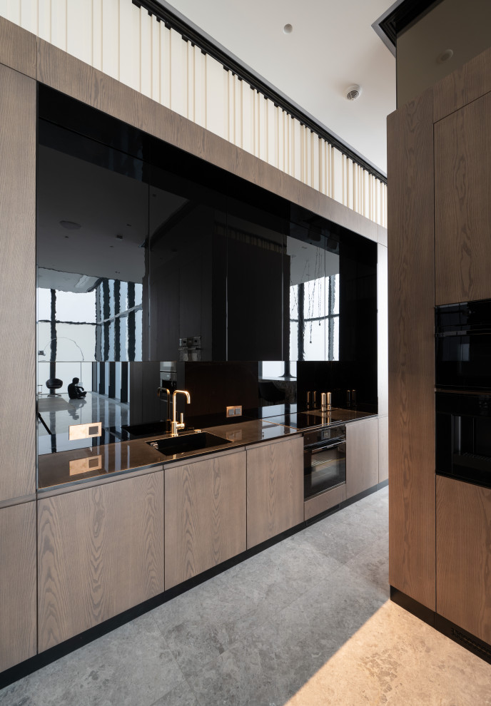 Мебель из шпона для кухни