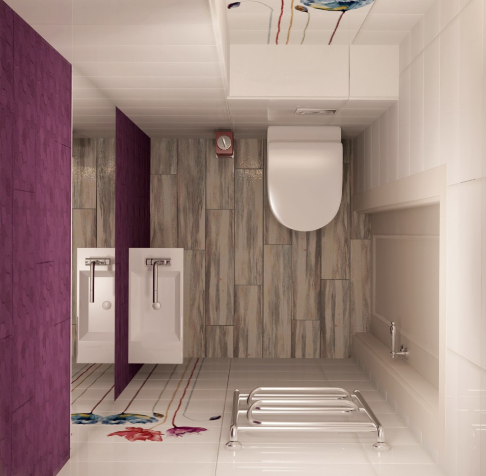 Эклектичный интерьер в ЖК Петровский, 100 кв. м. (г. Новосибирск)