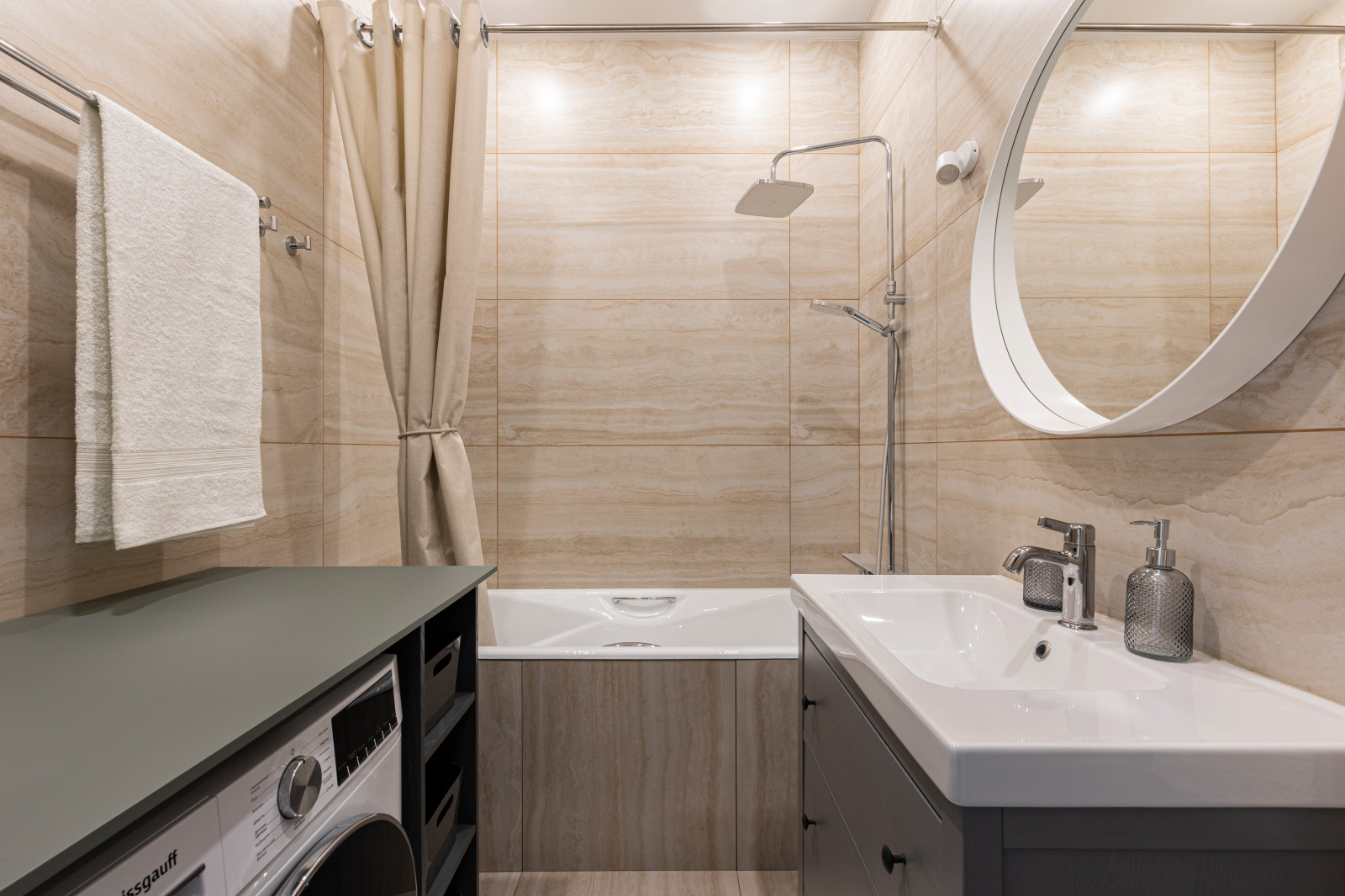 Двухкомнатная квартира под сдачу. Ванная