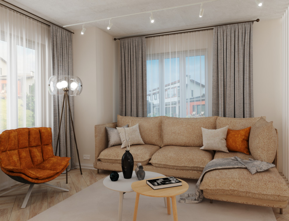 Кухня-гостиная в загородном доме