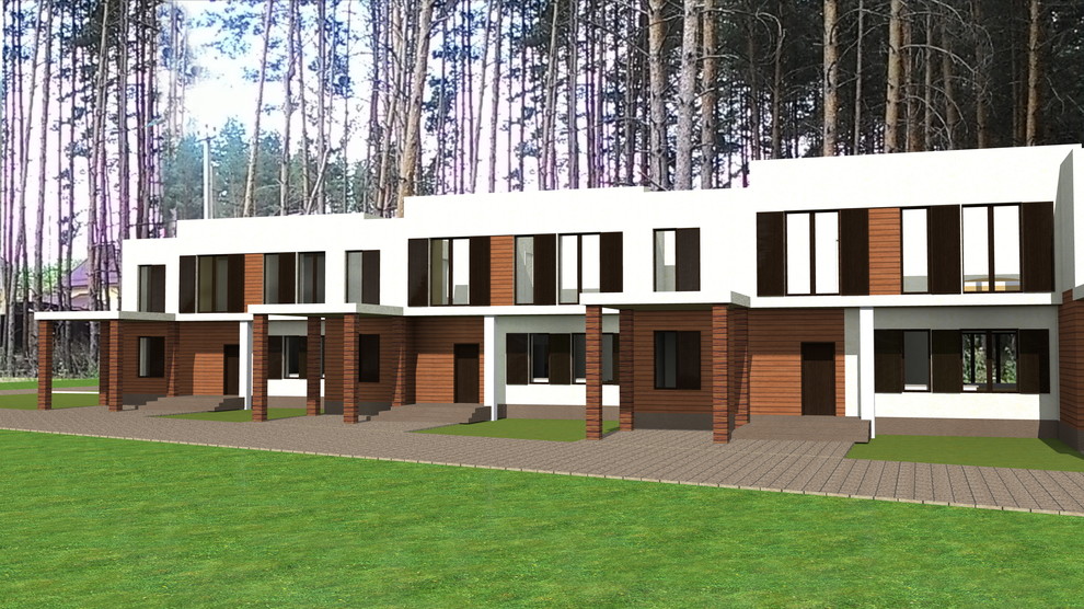 Концептуальное предложение таунхауса в пос. Ямное_№1
