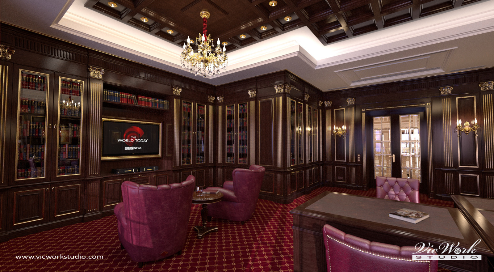 Study. H Residence interiors.