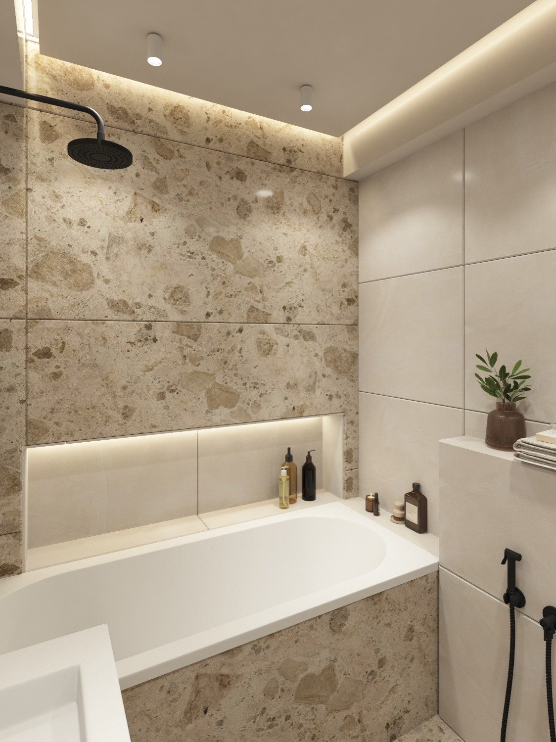 Нюдовый с акцентами