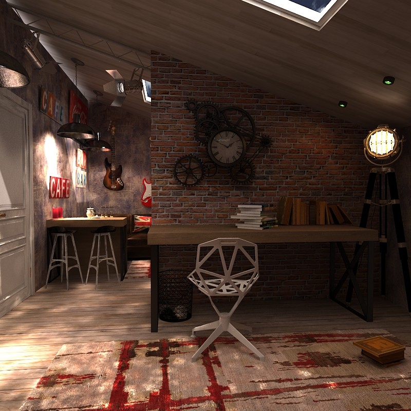 Обложка проекта: Чердак для подростка