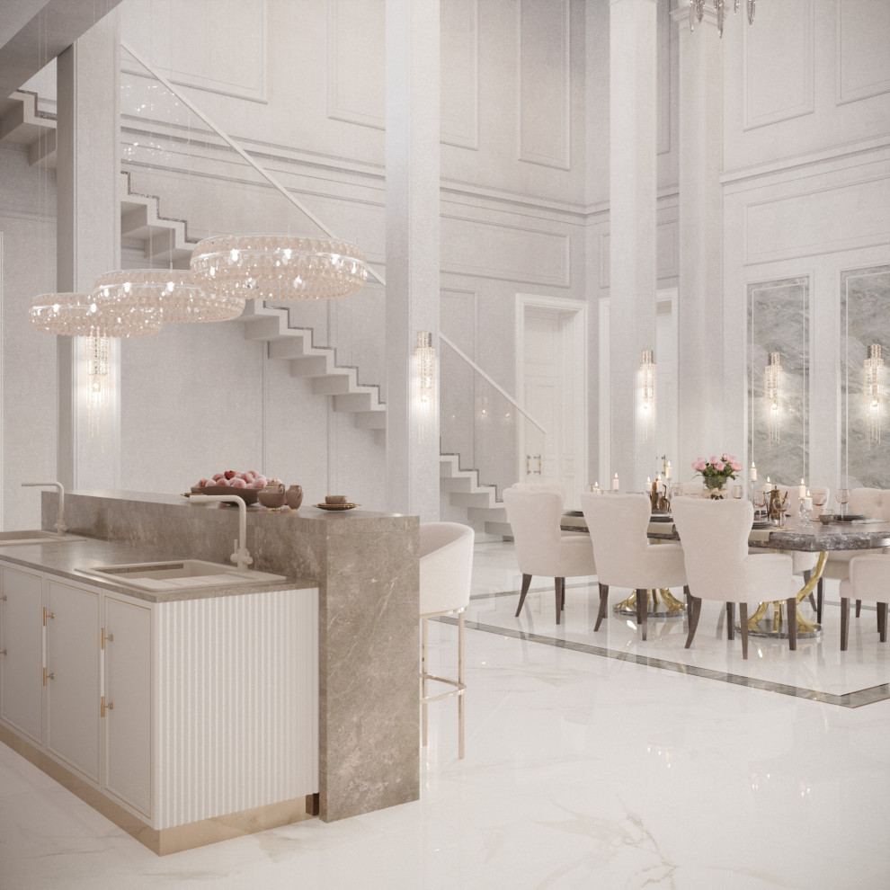 Дизайн интерьера дома 600 кв.м