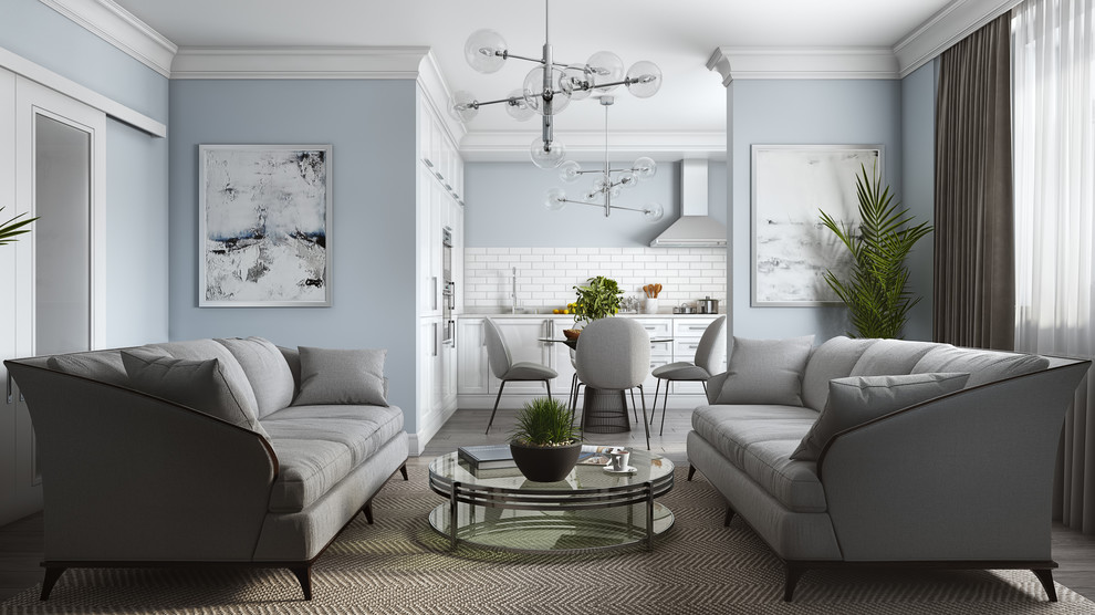 Трехкомнатная квартира, ЖК "Серебряный Бор"