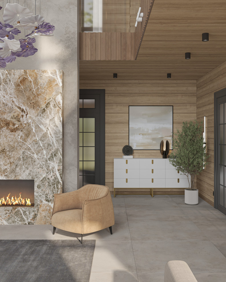 Загородный дом из клееного бруса