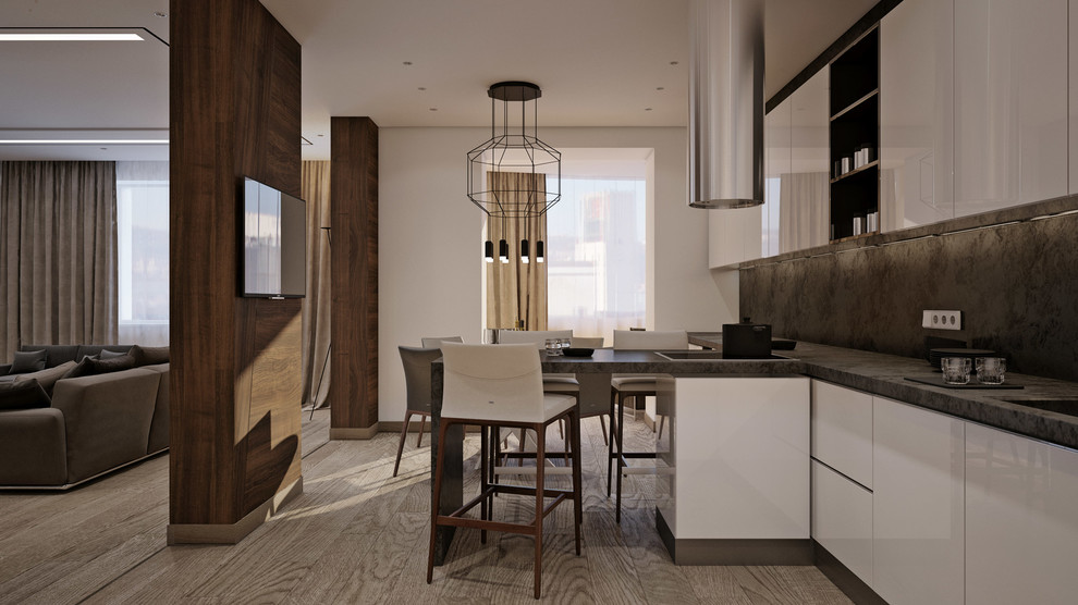 ДИЗАЙН-ПРОЕКТ КВАРТИРЫ 130 КВ.М в г.НОВОСИБИРСК