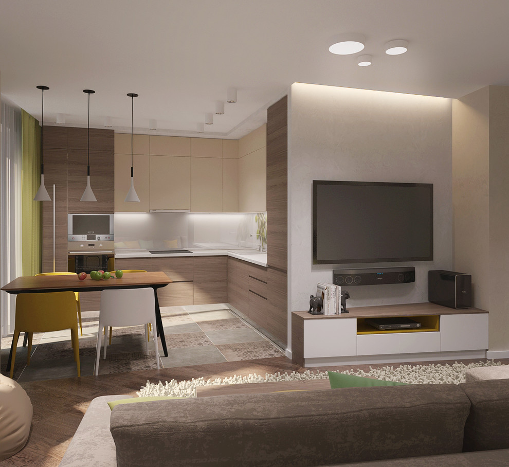 Обложка проекта: 3-х комнатная квартира ЖК "Радужный каскад"