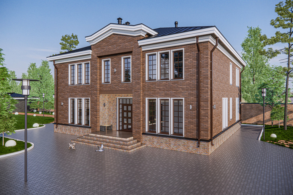 Жилой дом с гаражным комплексом