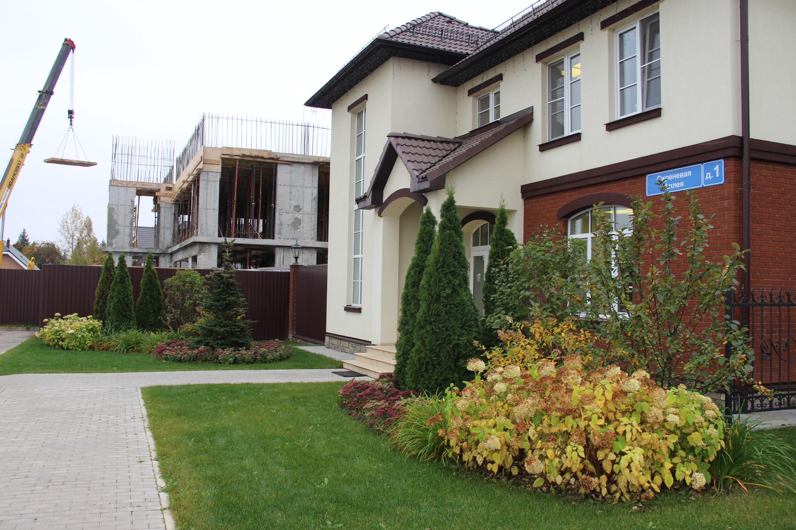 Озеленение коттеджного поселка "Юсупово-парк"