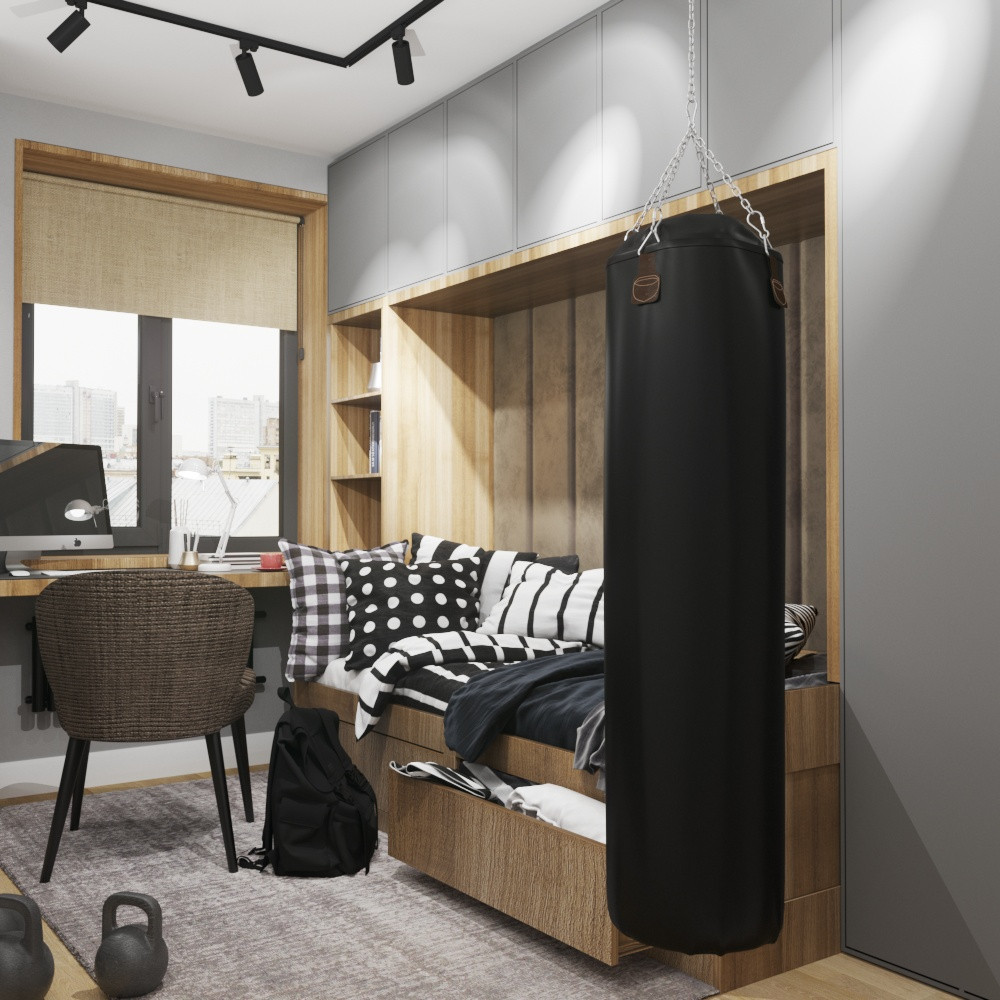 Обложка проекта: Комната подростка, спальня, детская