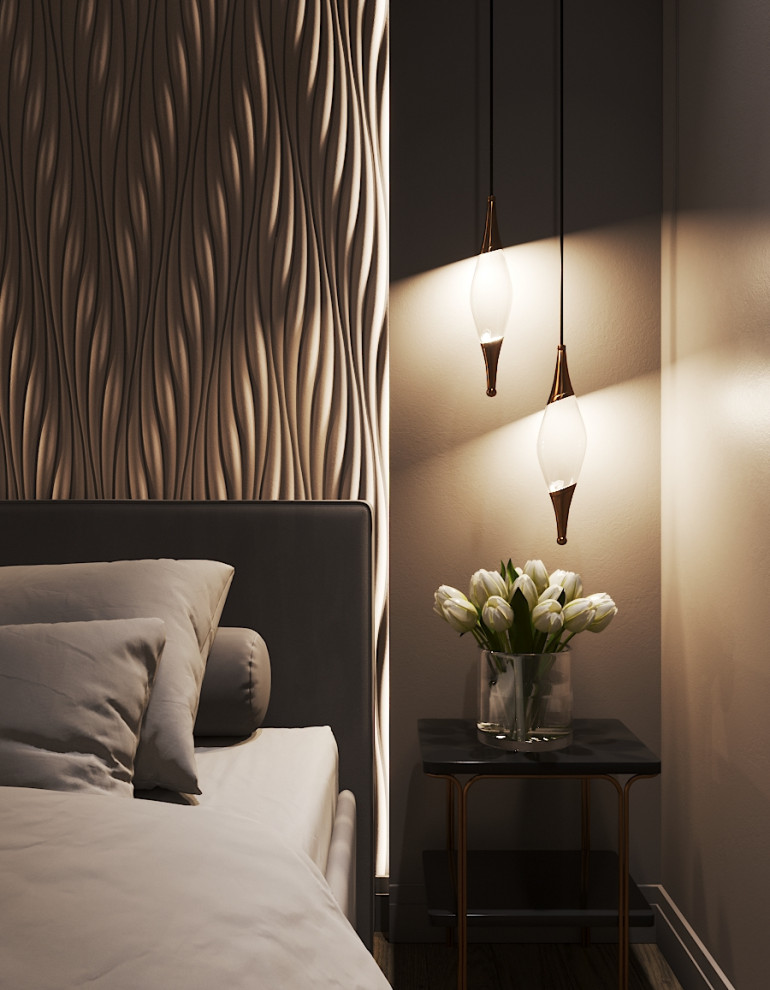 Спальня в двухкомнатной квартире ЖК Ты и Я