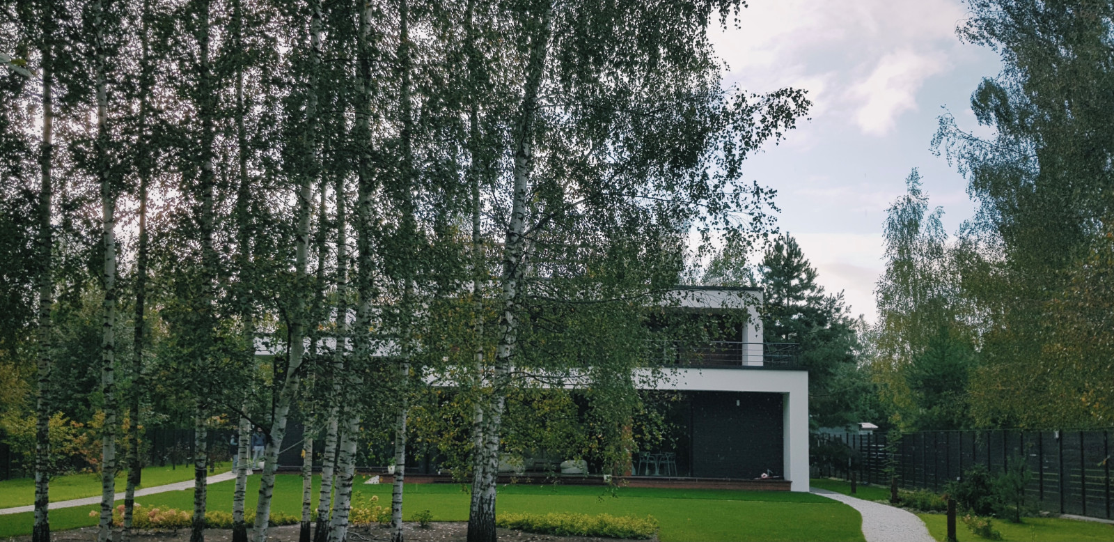 Обложка проекта: Загородный дом с плоской кровлей