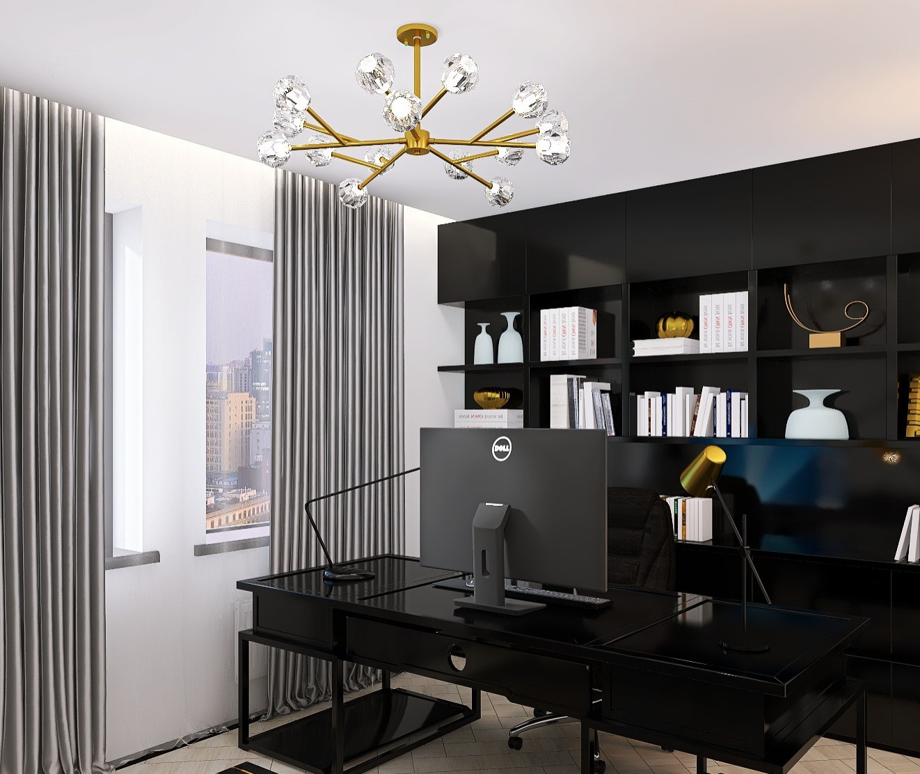 Современная трёхкомнатная квартира