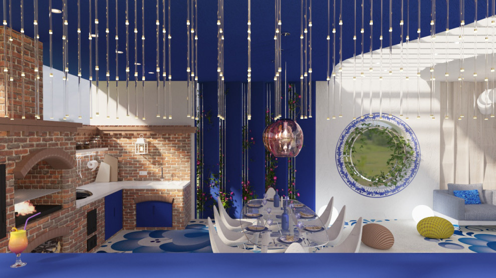 Летняя кухня в Подмосковье