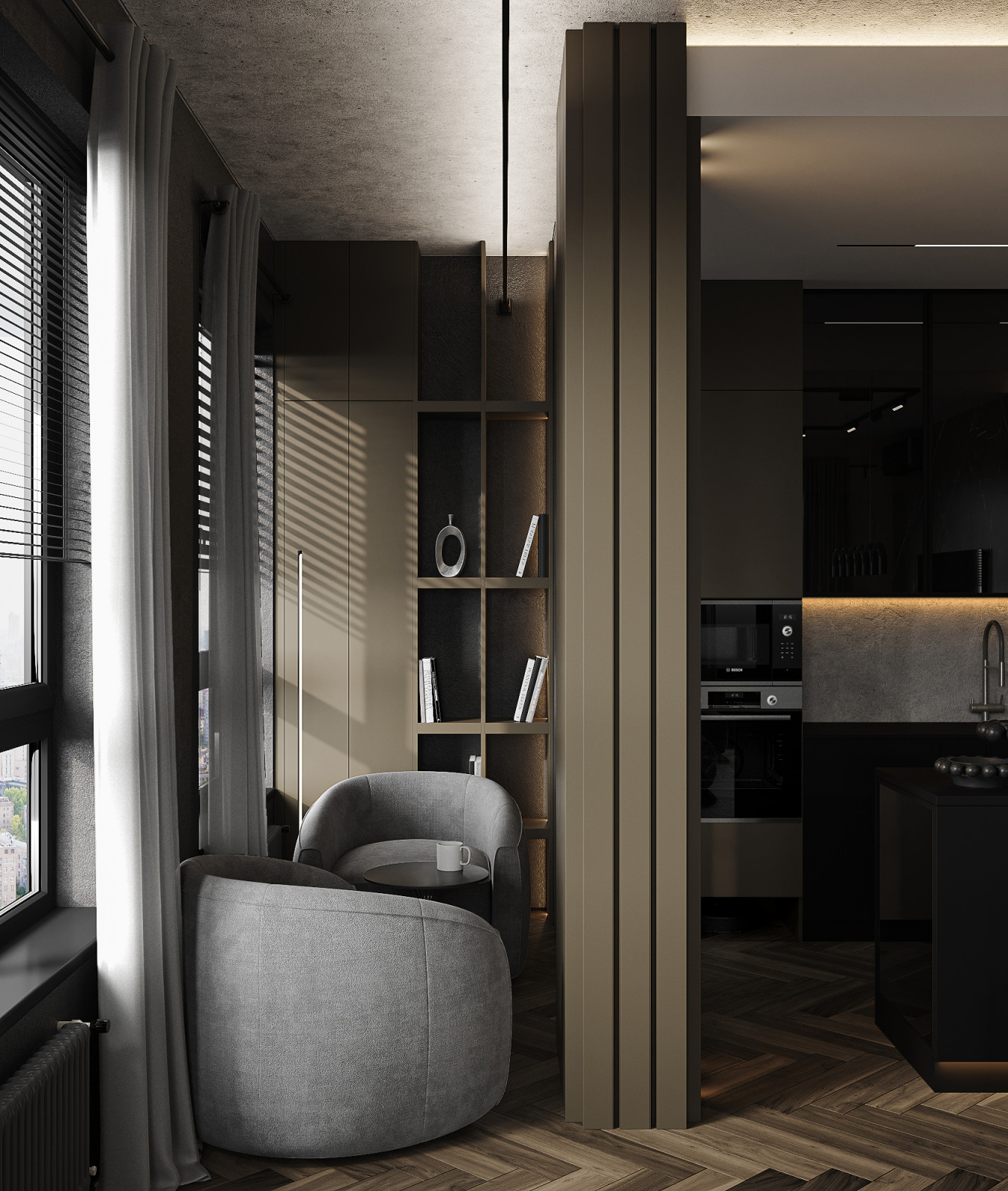 Кухня-гостиная