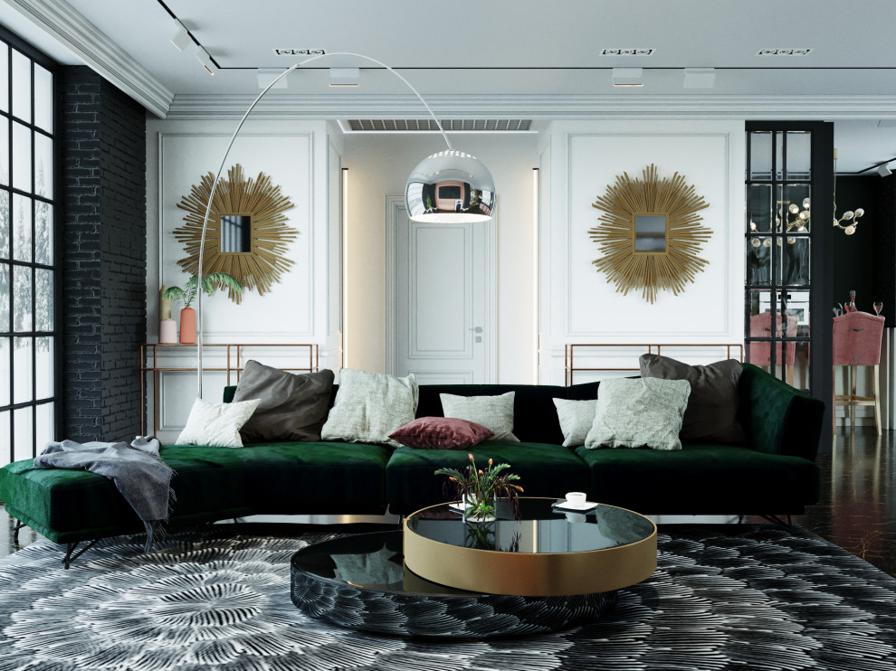 Обложка проекта: Дизайн гостиной в загородном доме. г. Тула