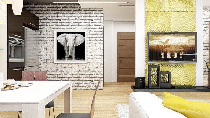 Обложка проекта: Квартира на Мещерском буульваре