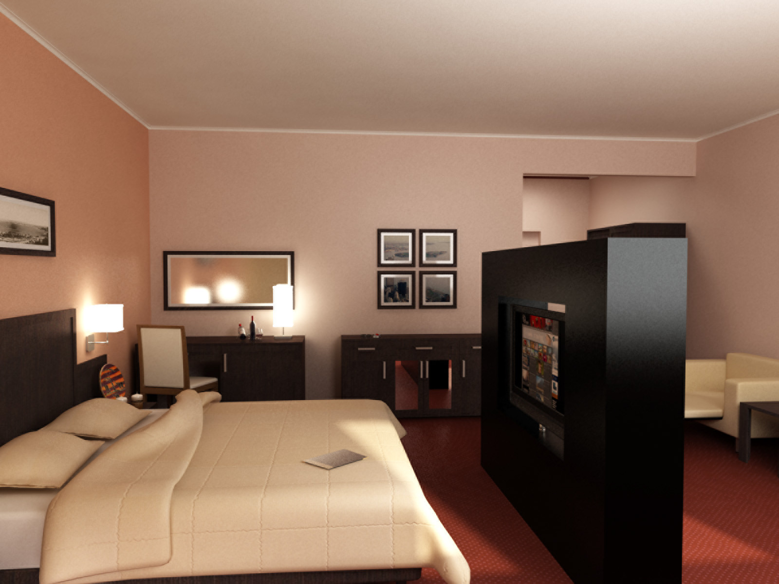 Мотель 2* на 40 мест и кафе на 50 мест