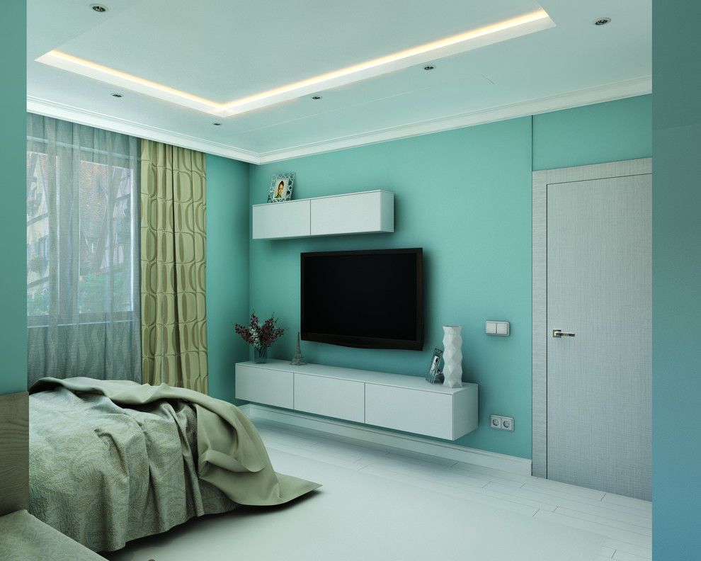 Обложка проекта: Яркая спальня ы современном стиле