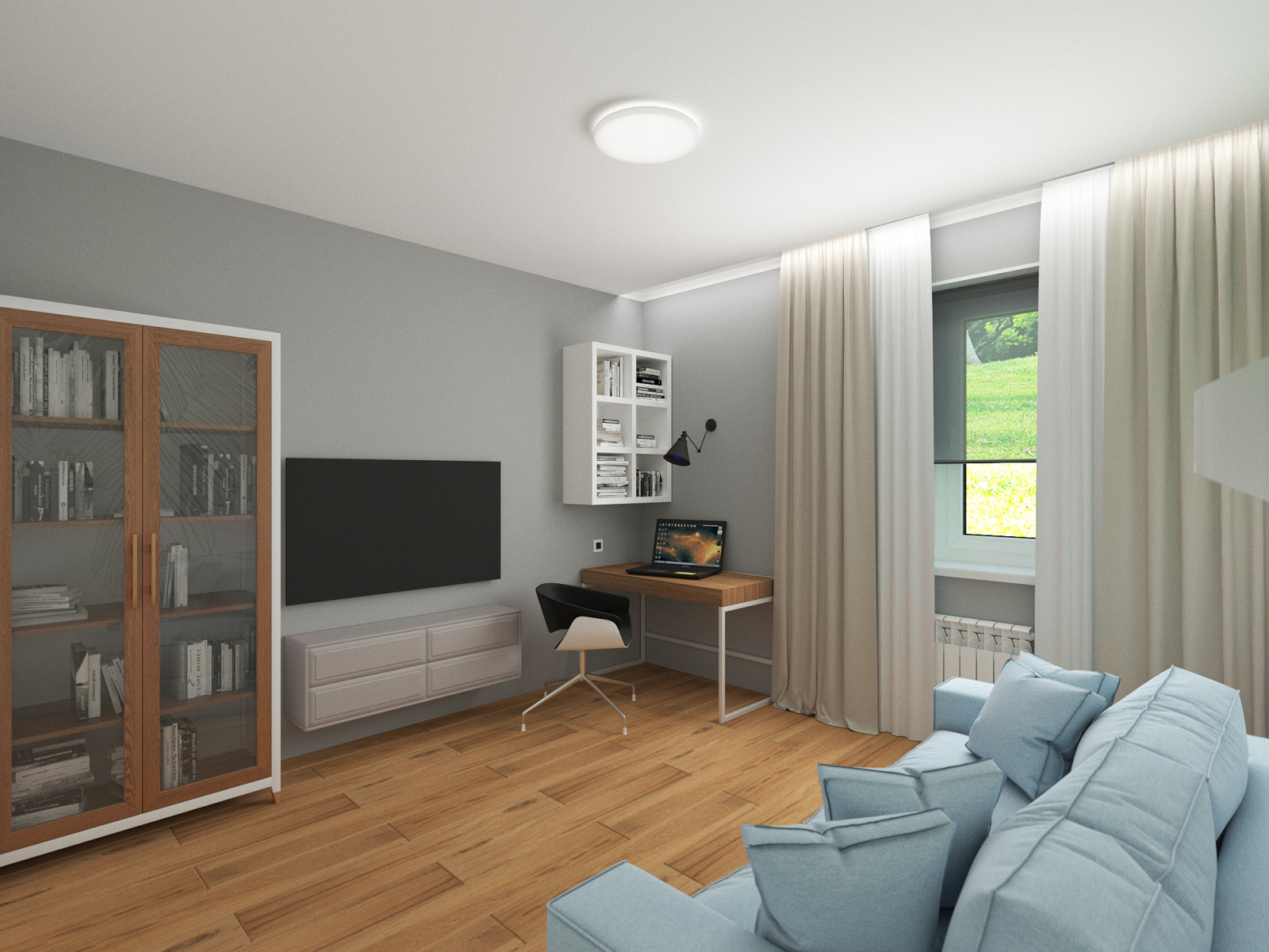 Таунхаус в сером