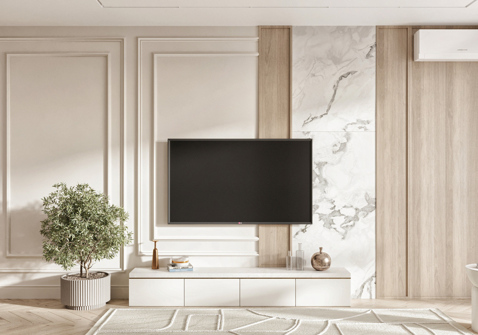 Дизайн квартиры в стиле неоклассика