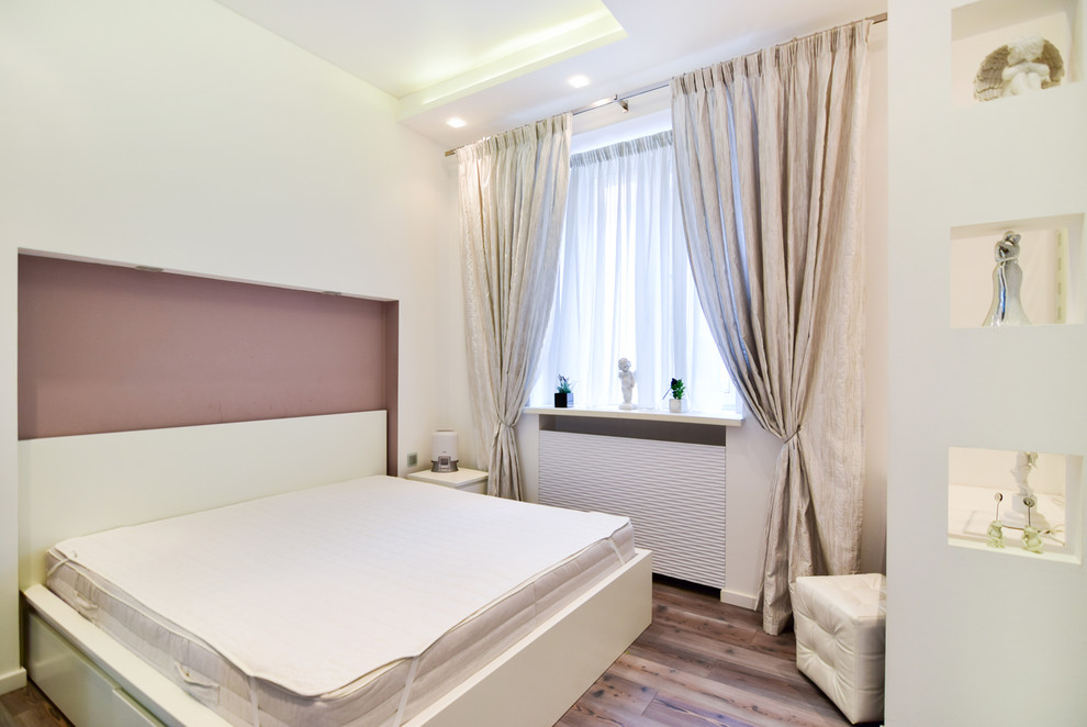 В гостях: Квартира для молодой семьи в лавандовых тонах