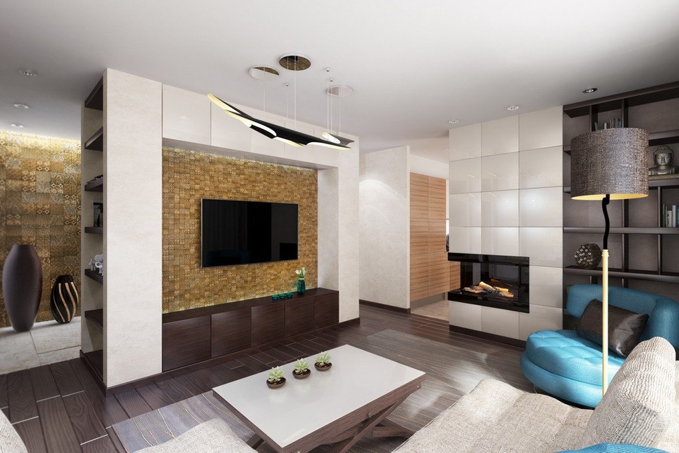 Дизайн интерьера двухкомнатной квартиры в новостройке по ул. Калинина