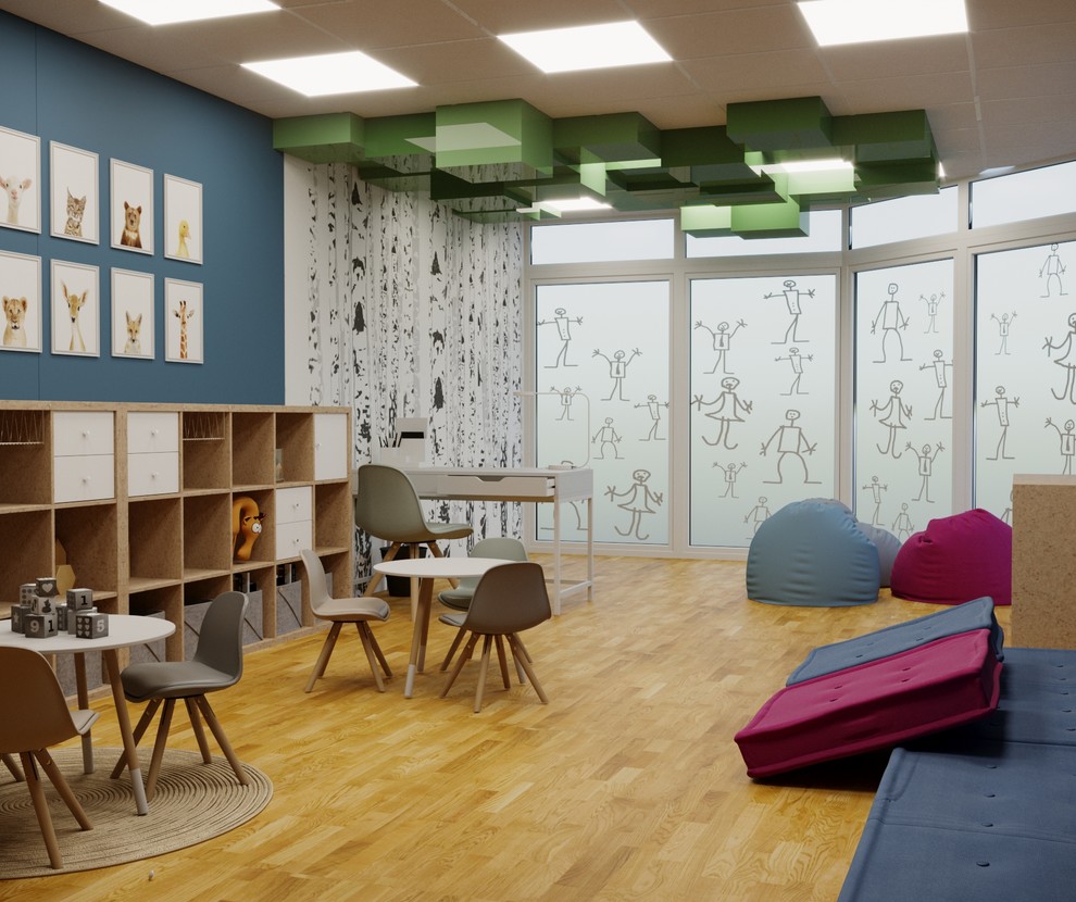 Обложка проекта: Проект детской игровой комнаты в фитнесс-центре "Румянцево"