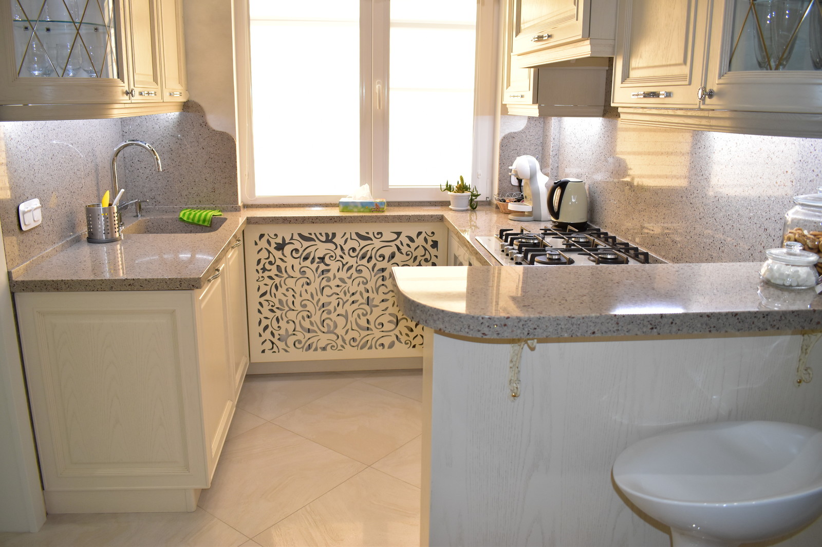 Кухня из массива дуба Коза Ностра с подбором патины!