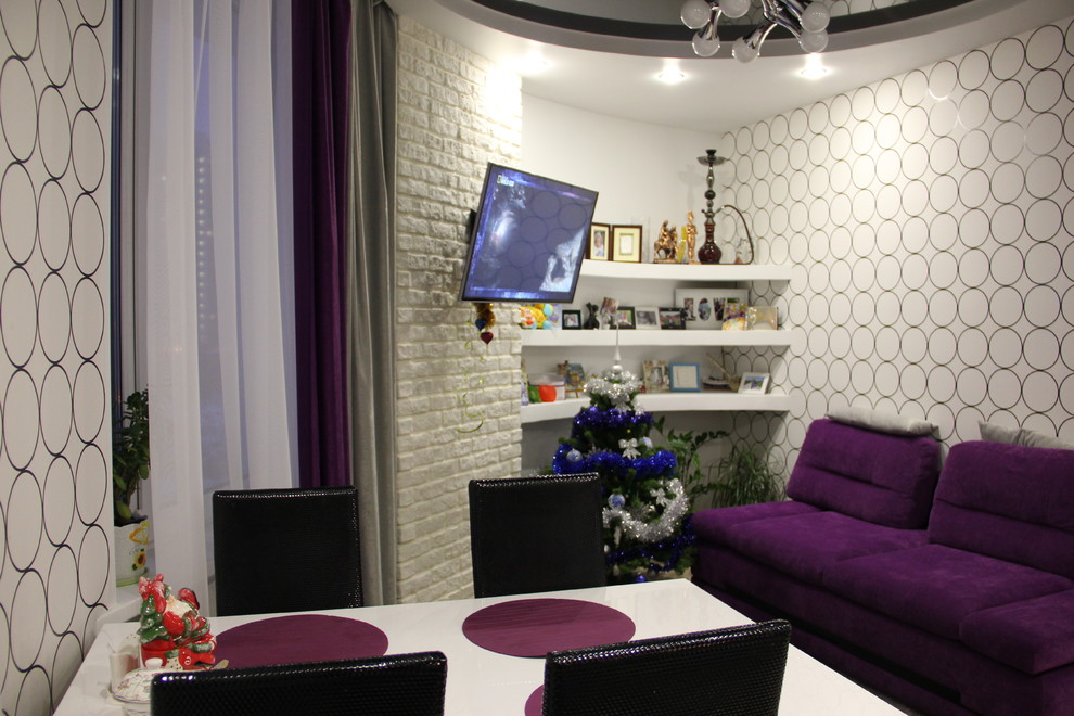 Разработка интерьера кухни-гостиной