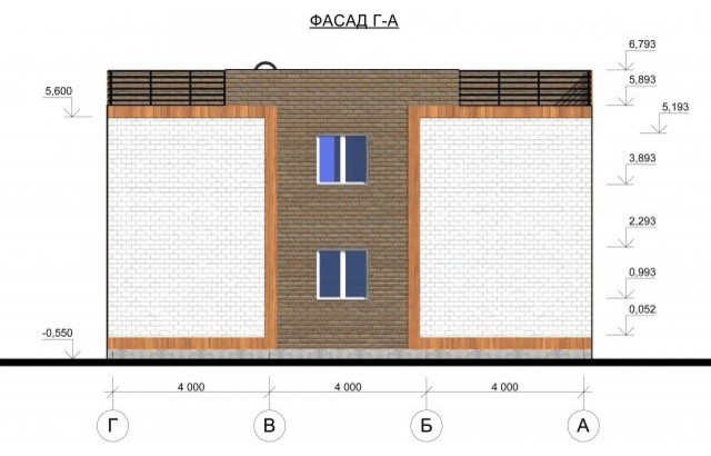 Каркасный индивидуальный жилой дом [003-У]