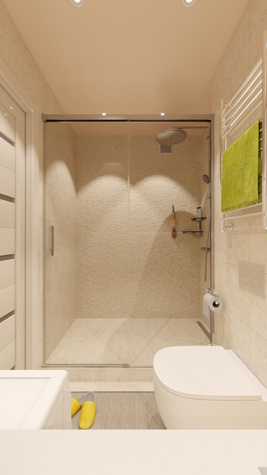 Дизайн двухкомнатной квартиры 44 м2