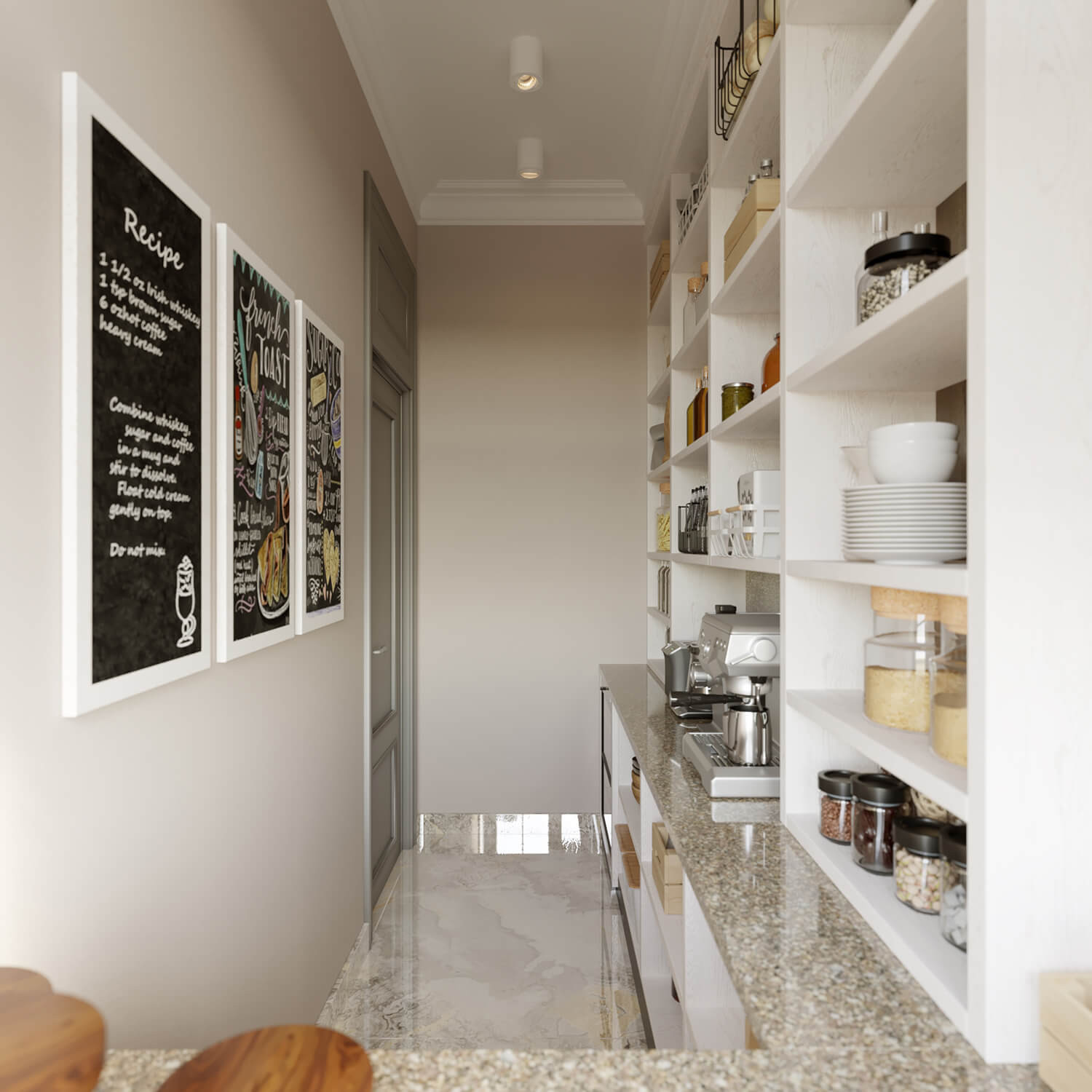 Дизайн интерьера жилого дома. Современная классика.