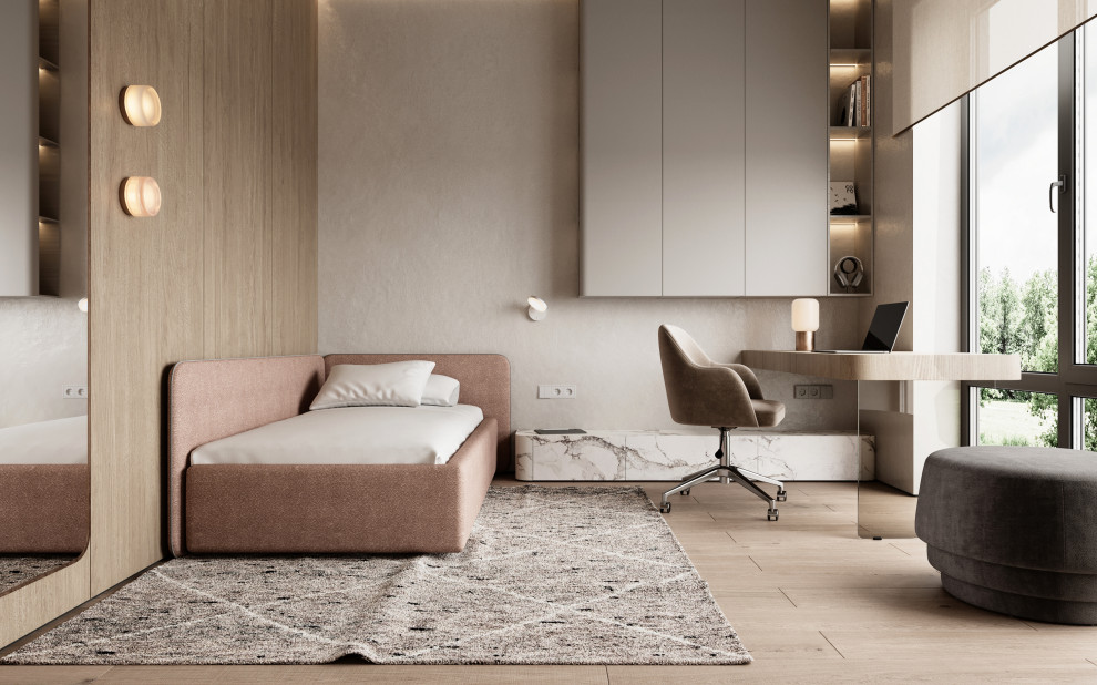 Обложка проекта: Коттедж (240 кв). Детская девочки